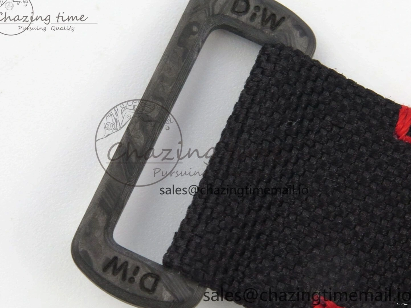 MiroTime 0227 Daytona DIW Carbon Case and Bezel DIWF Edition Grey White Dial on Black Nylon Strap A AllSeason 72